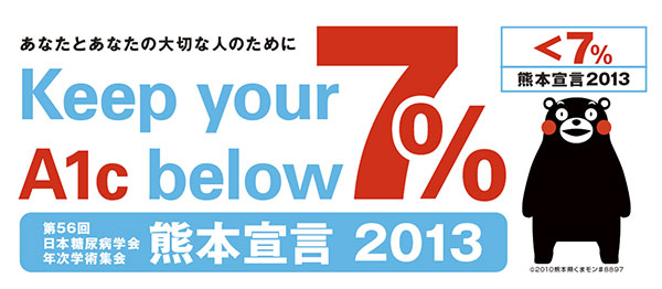 熊本宣言2013　Keep your A1c below 7%