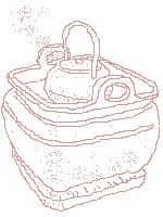 Drawing: keepsake brazier from my father